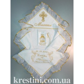 Крыжма для мальчика "Михайлово чудо"
